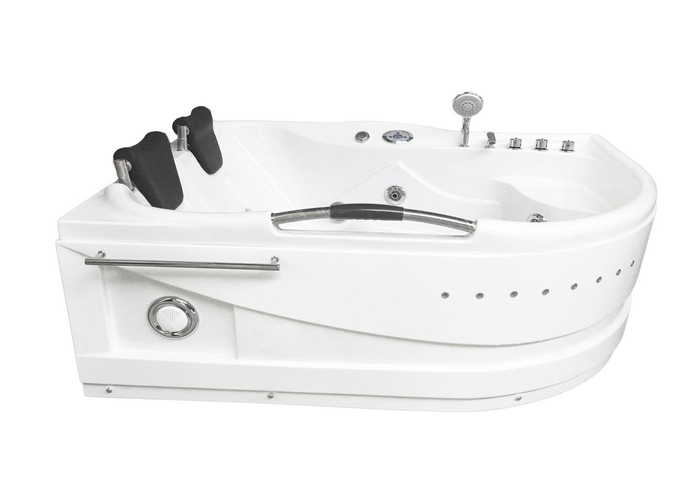 Whirlpool Bathtub 67 X 47 Hot Tub Double Pump With Heater And Bluetooth Cayman